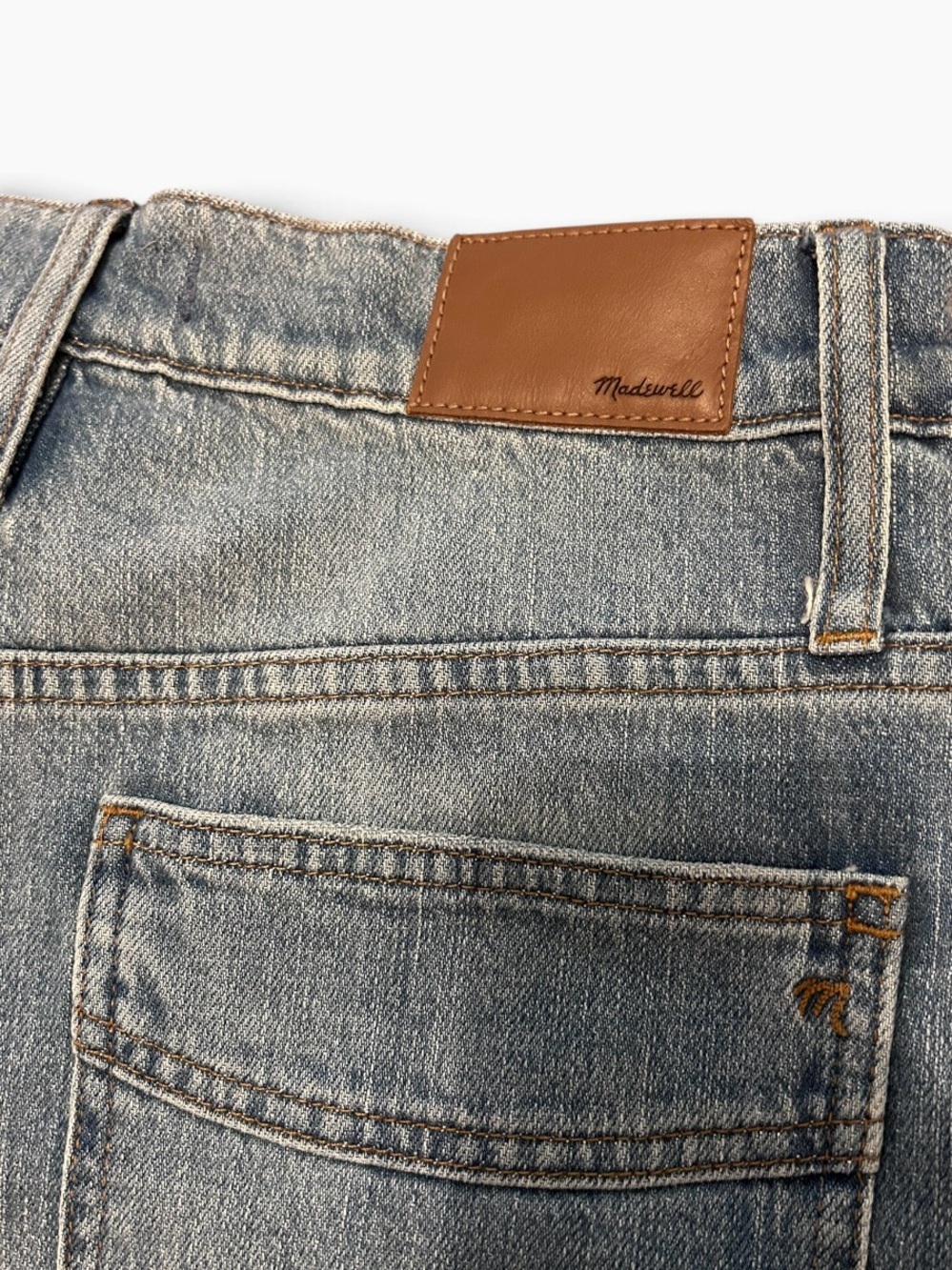 Madewell 11" High-Rise Flare Jeans in Classic Blue Wash — Size 30 NEW - Picture 6 of 6